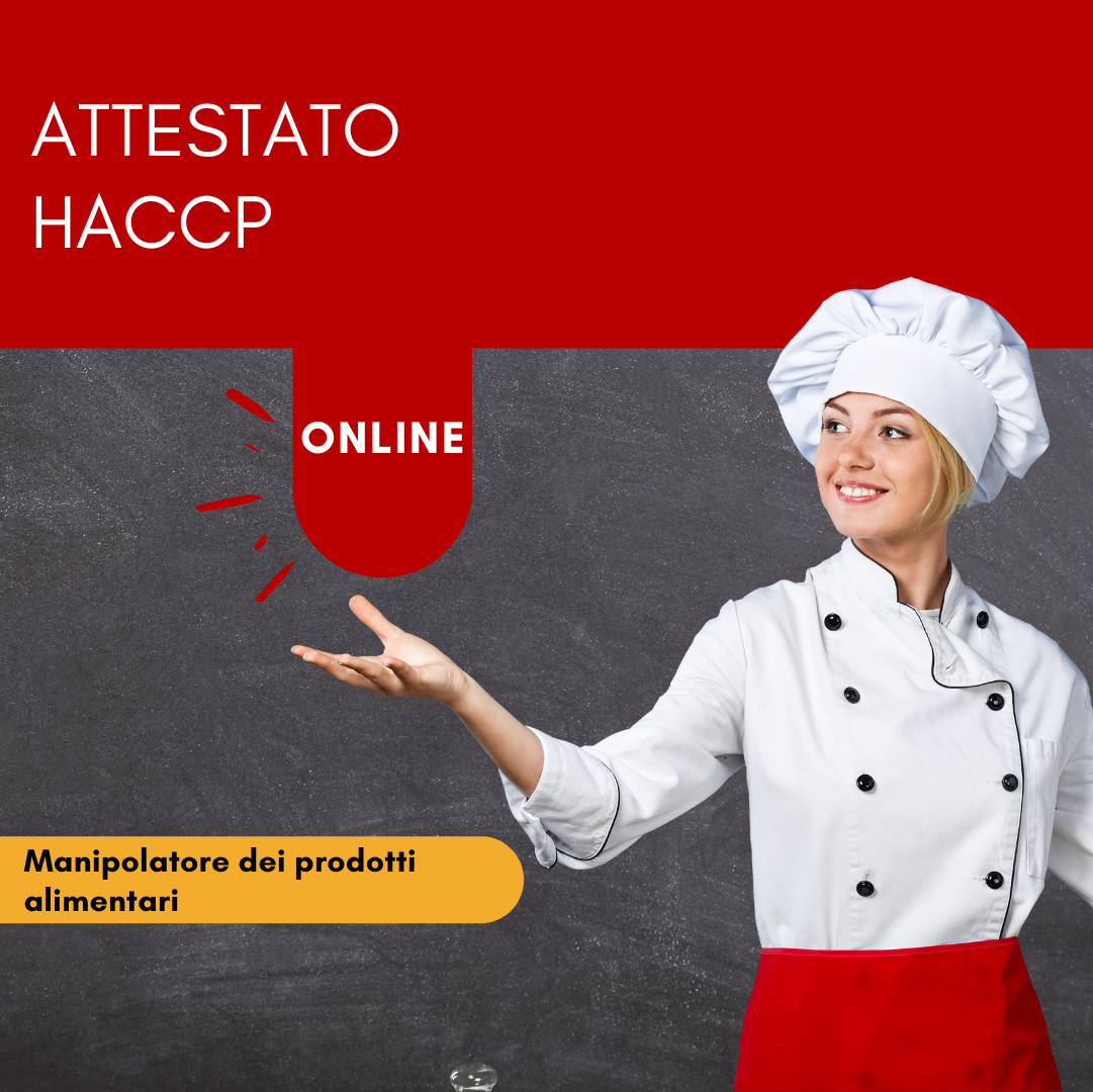 CORSO DI FORMAZIONE PER PERSONALE ALIMENTARISTA - CATEGORIA A - RISCHIO ELEVATO - PROT. 1 (12 ORE)