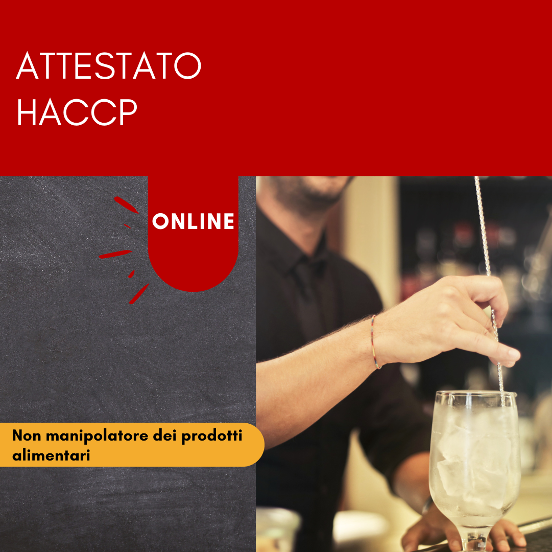 CORSO DI FORMAZIONE PER PERSONALE ALIMENTARISTA - CATEGORIA B - RISCHIO MEDIO - PROT. 2 (8 ORE)